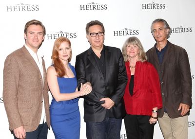 Dan Stevens, Jessica Chastain, Moises Kaufman, Judith Ivey and David Strathairn Photo