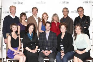 The Company: (L-R back row) Ben Livingston, Mairin Lee, Dan Stevens, Jessica Chastain, Judith Ivey, David Strathairn, Moises Kaufman (L-R front row) Molly Camp, Dee Nelson, Kieran Campion, Caitlin O'Connell and Virginia Kull @ BroadwayWorld The Company: (L-R back row) Ben Livingston, Mairin Lee, Dan Stevens, Jessica Chastain Photo