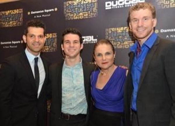  Shai Baitel with cast members Etai BenShlomo, Tovah Feldshuh, and Adam Overett Photo
