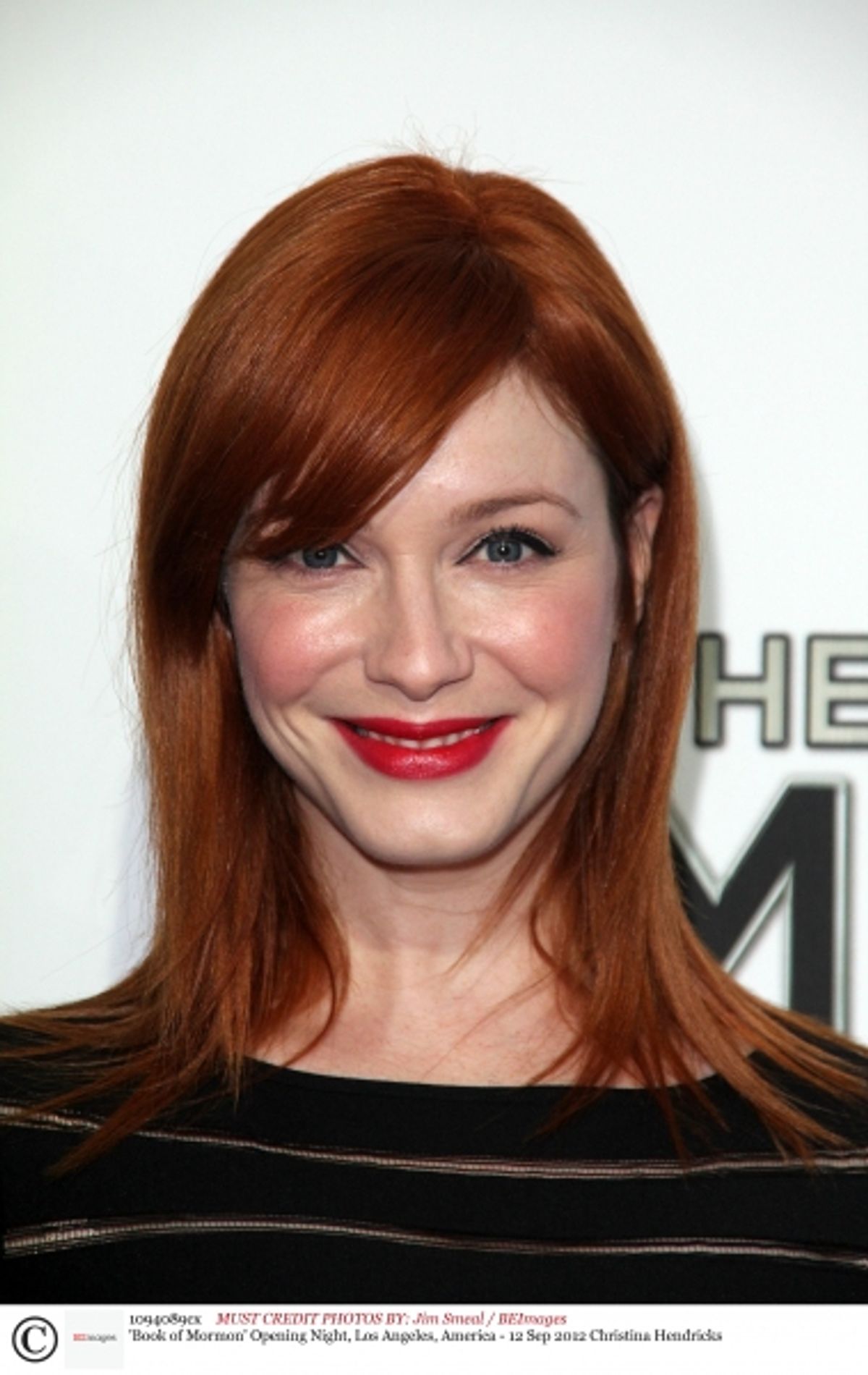 Mandatory Credit: Photo by Jim Smeal / BEImages (1094089cx)Christina Hendricks'Book of Mormon' Opening Night, Los Angeles, America - 12 Sep 2012 at 