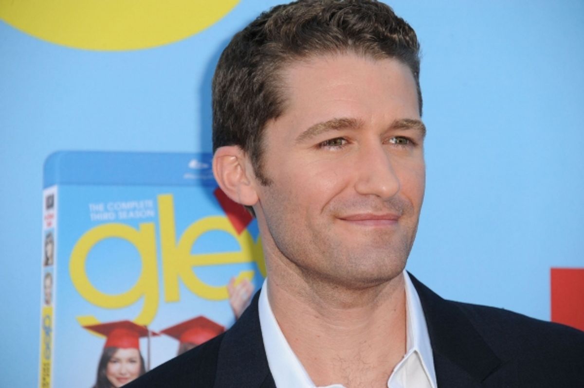  GLEE SEASON FOUR PREMIERE SCREENING AND VIP RECEPTION: Cast member Matthew Morrison arrives on the red carpet for the GLEE SEASON FOUR PREMIERE SCREENING AND VIP RECEPTION on Weds. Sept. 12 at Paramount Studios in Hollywood, CA. CR: Scott Kirkland/FOX at 