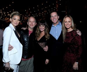 GLEE SEASON FOUR PREMIERE SCREENING AND VIP RECEPTION: GLEE cast and Creator with FOX and 20th Television executives celebrate at the GLEE SEASON FOUR PREMIERE SCREENING AND VIP RECEPTION (L-R): Kate Hudson, GLEE Creator Ryan Murphy, Lea Michele, Chief O @ BroadwayWorld GLEE SEASON FOUR PREMIERE SCREENING AND VIP RECEPTION: GLEE cast and Creator with FO Photo