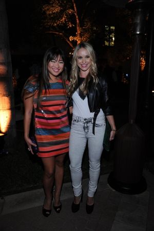 GLEE SEASON FOUR PREMIERE SCREENING AND VIP RECEPTION: GLEE cast members celebrate at the GLEE SEASON FOUR PREMIERE SCREENING AND VIP RECEPTION (L-R): Jenna Ushkowitz and Becca Tobin on Weds. Sept. 12 at Paramount Studios in Hollywood, CA. CR: Vince Bucc @ BroadwayWorld GLEE SEASON FOUR PREMIERE SCREENING AND VIP RECEPTION: GLEE cast members celebrate a Photo
