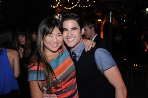 GLEE SEASON FOUR PREMIERE SCREENING AND VIP RECEPTION: GLEE cast members Jenna Ushkowitz and Darren Criss celebrate at the GLEE SEASON FOUR PREMIERE SCREENING AND VIP RECEPTION (L-R): Jenna Ushkowitz and Becca Tobin on Weds. Sept. 12 at Paramount Studios @ BroadwayWorld GLEE SEASON FOUR PREMIERE SCREENING AND VIP RECEPTION: GLEE cast members Jenna Ushko Photo