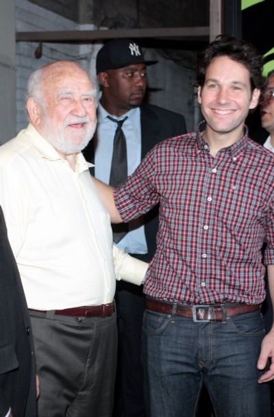 Ed Asner, Paul Rudd Photo