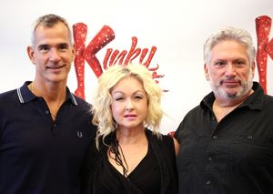  Director Jerry Mitchell, Cyndi Lauper (Music) & Harvey Fierstein (Book) Photo