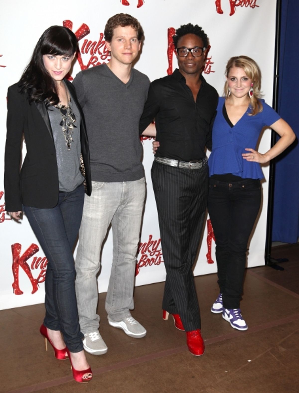  Celina Carvajal, Peter Starks, Billy Porter & Annaleigh Ashford  at 
