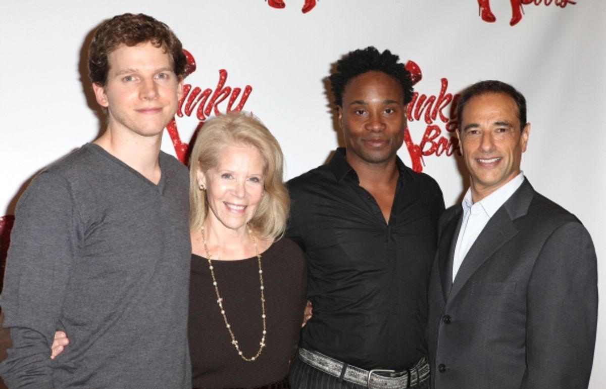  Producer Daryl Roth, Peter Starks, Billy Porter & Producer Hal Luftig at 