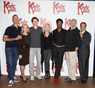  Director Jerry Mitchell, Producer Daryl Roth, Peter Starks, Cyndi Lauper (Music), Bi Photo