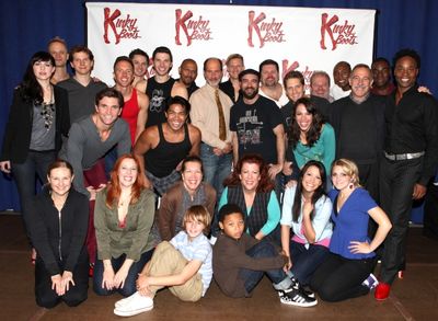 Celina Carvajal, Peter Starks, Billy Porter & Annaleigh Ashford with the Company of ' Photo