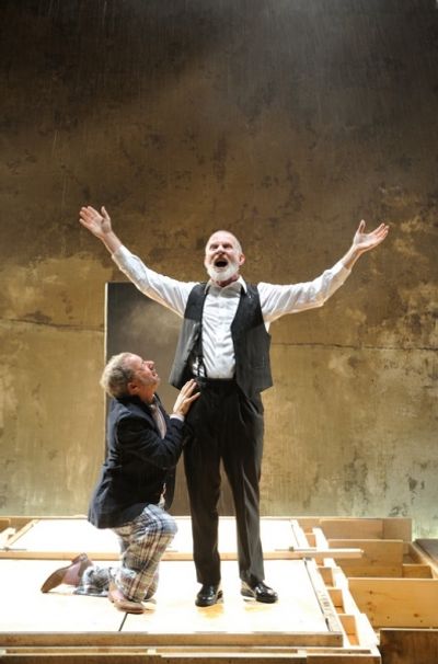  Trinity Rep resident acting company members Stephen Berenson as The Fool and Brian M Photo