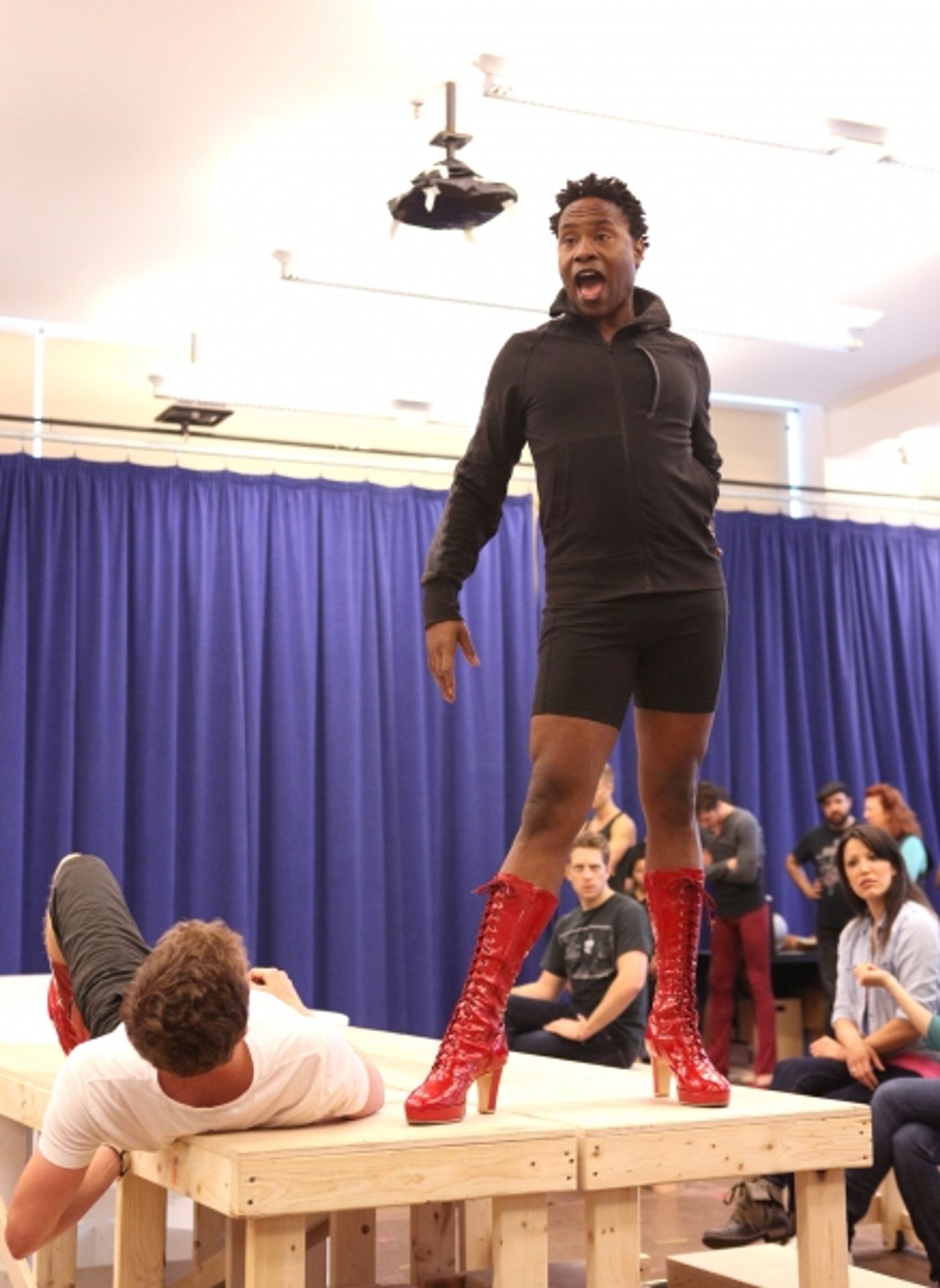 Photo Coverage: Extra Fierce KINKY BOOTS Press Preview - Cyndi Lauper, Harvey Fierstein, Stark Sands, Billy Porter & More! Image