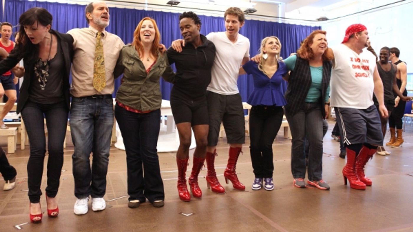 Photo Coverage: Extra Fierce KINKY BOOTS Press Preview - Cyndi Lauper, Harvey Fierstein, Stark Sands, Billy Porter & More! Image
