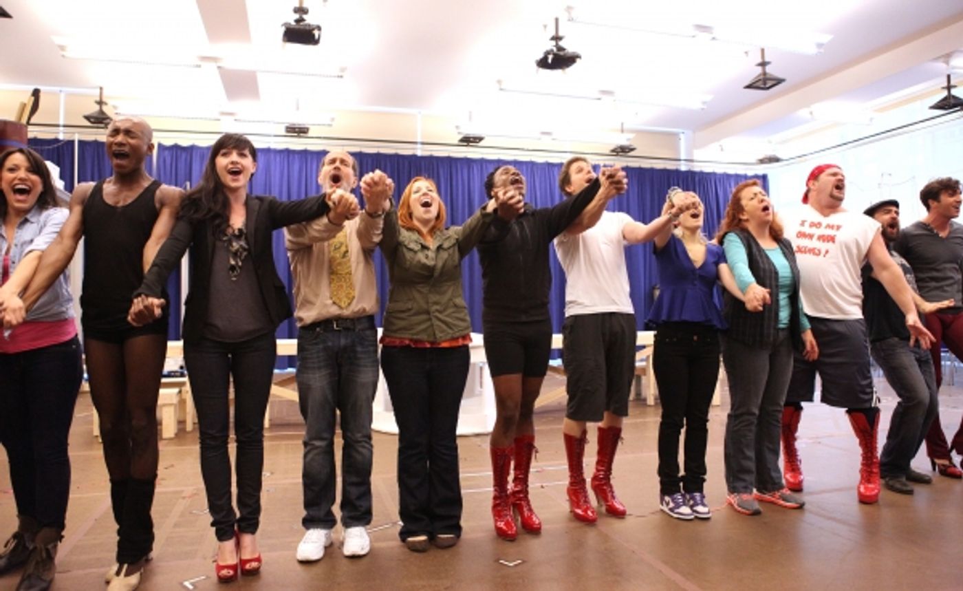 Photo Coverage: Extra Fierce KINKY BOOTS Press Preview - Cyndi Lauper, Harvey Fierstein, Stark Sands, Billy Porter & More! Image