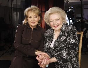 BARBARA WALTERS with TV legend BETTY WHITE (ABC/ DONNA SVENNEVIK) @ BroadwayWorld BARBARA WALTERS with TV legend BETTY WHITE (ABC/ DONNA SVENNEVIK) Photo