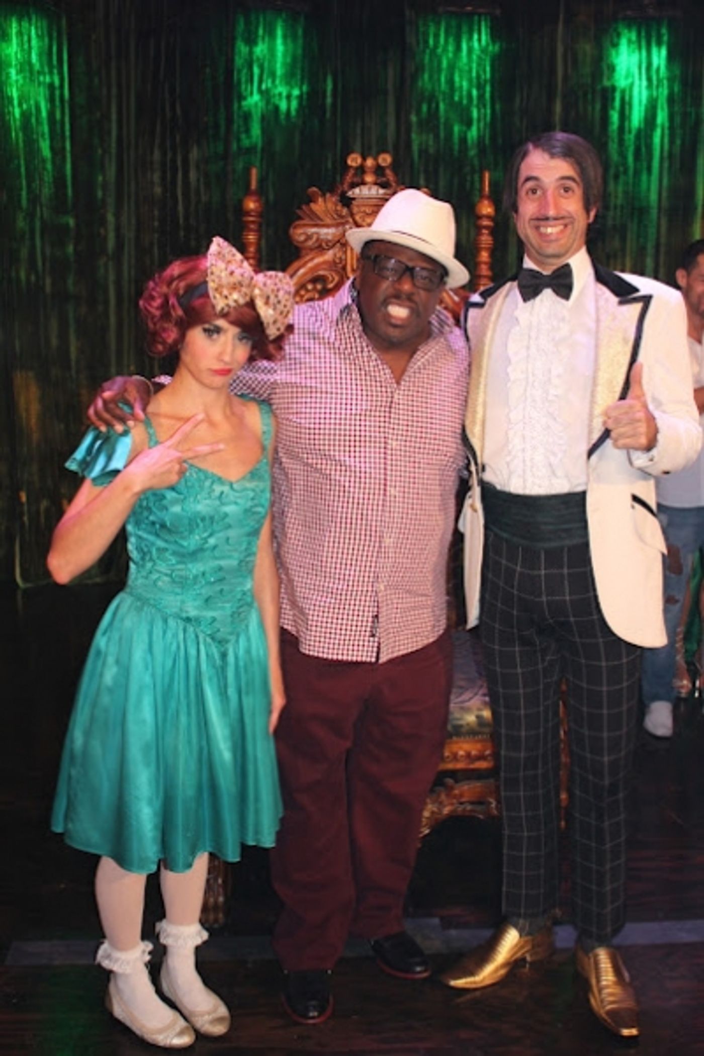 Photo Flash: Disney Star Jennifer Veal and Cedric the Entertainer Visit ABSINTHE  Image