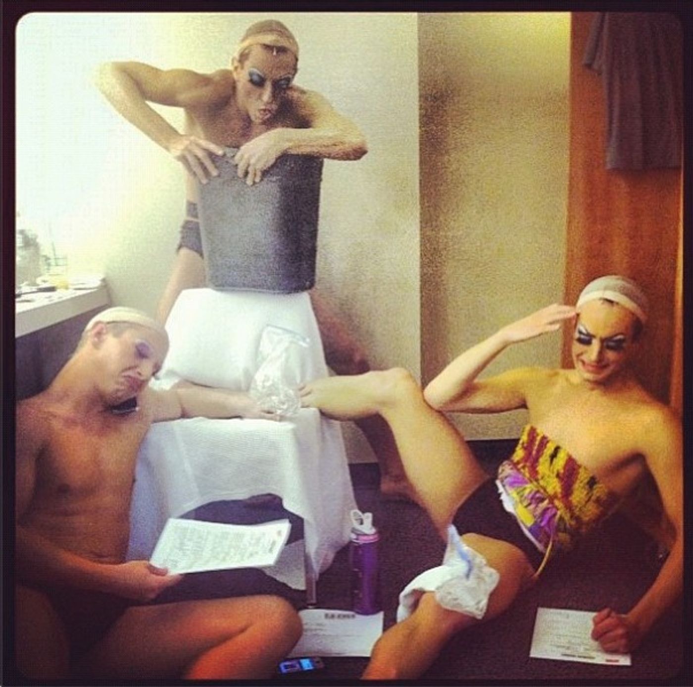 Photo Flash: Saturday Intermission Pics, Sept 15 - CHAPLIN, EVITA, Perez Hilton in NEWSical and More!  Image