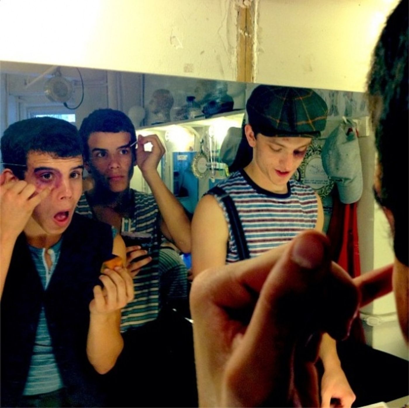 Photo Flash: Saturday Intermission Pics, Sept 15 - CHAPLIN, EVITA, Perez Hilton in NEWSical and More! Image