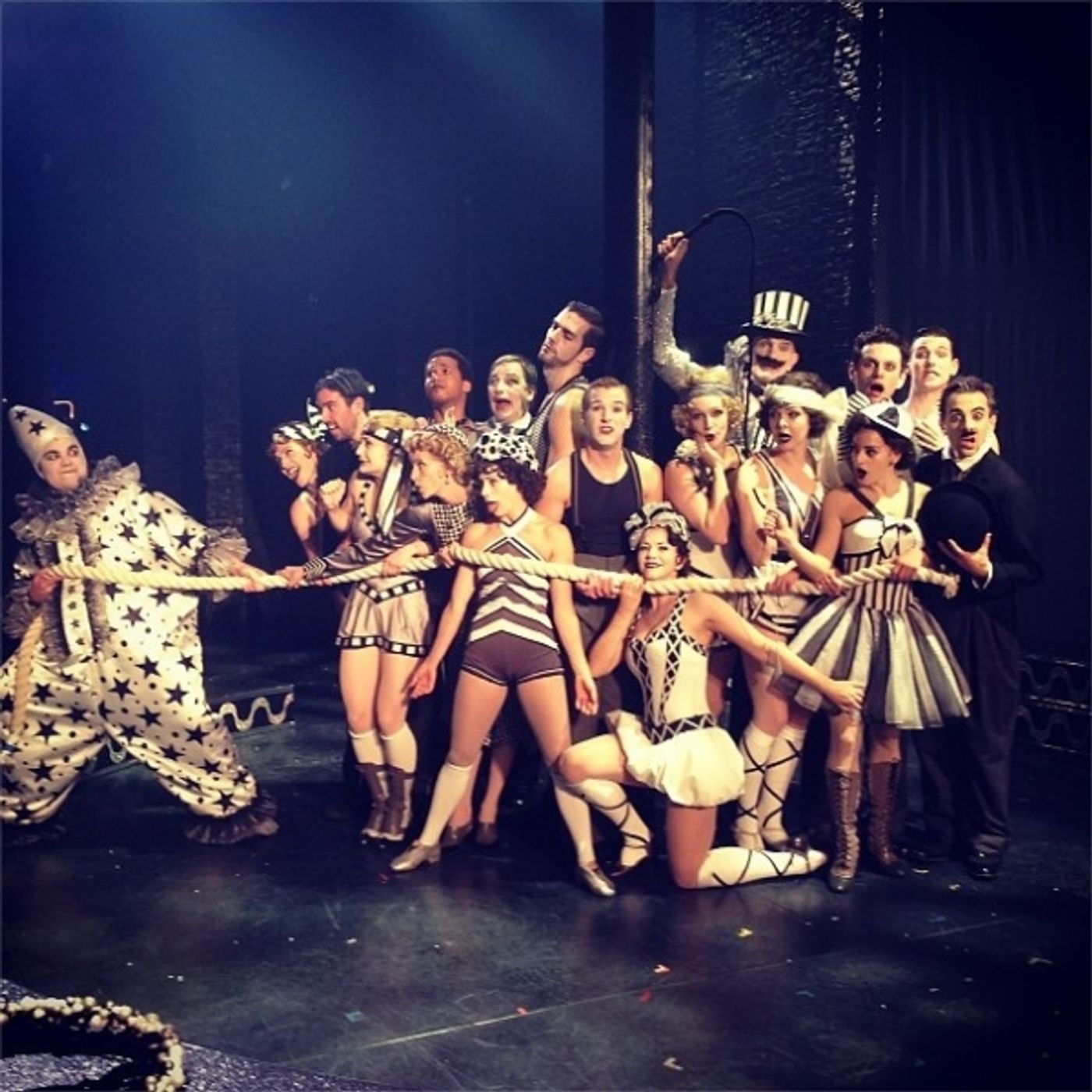 Photo Flash: Saturday Intermission Pics, Sept 15 - CHAPLIN, EVITA, Perez Hilton in NEWSical and More! Image