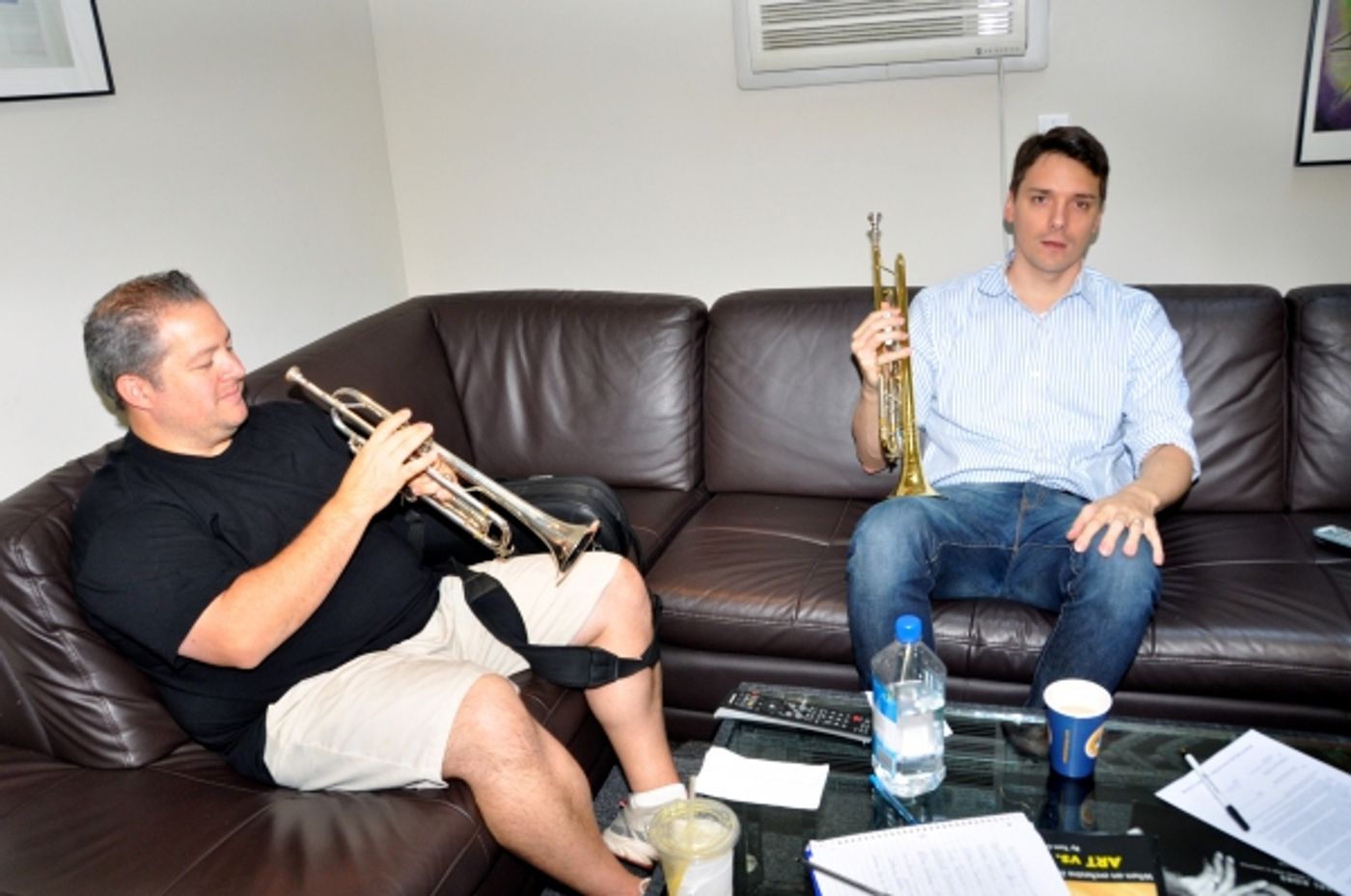 Photo Exclusive: Michael Cerveris, Elena Roger, Max von Essen and EVITA Cast Sing 'Carols For A Cure' Image