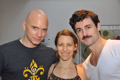 Michael Cerveris, Elana Roger and Max Von Essen Photo