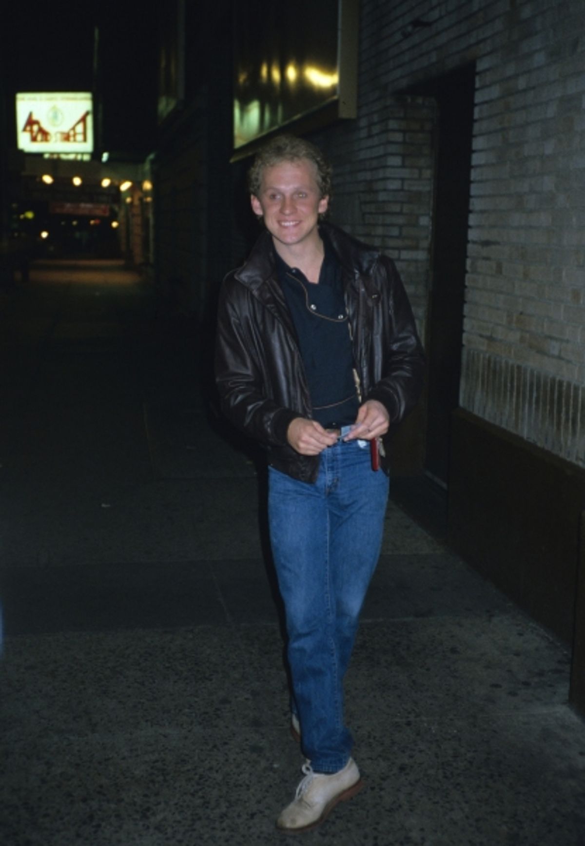 Peter Firth photographed in New York City. 1981.  at 
