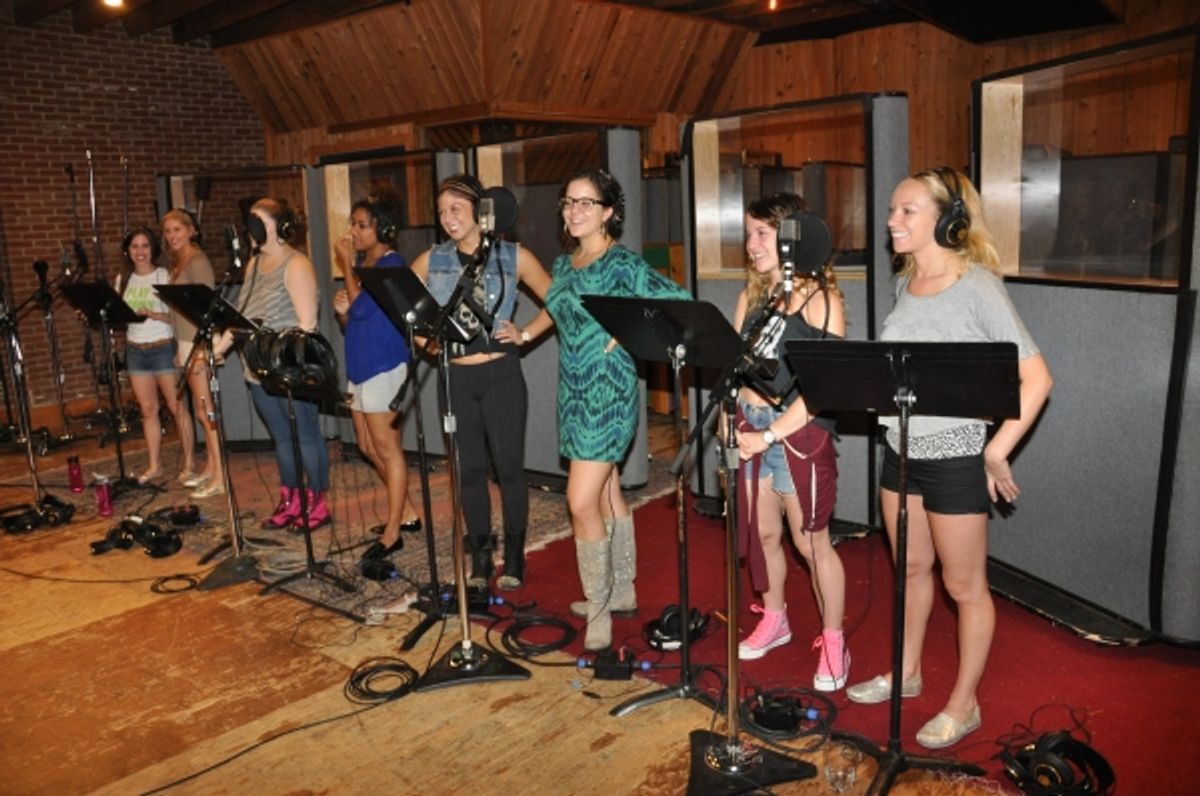 Nikki Bohne, Taylor Louderman, Ryann Redmond, Ariana Bebose, Casey Jamerson, Janet Krupin, Danielle Cariacci and Courtney Corbeille 
 at 