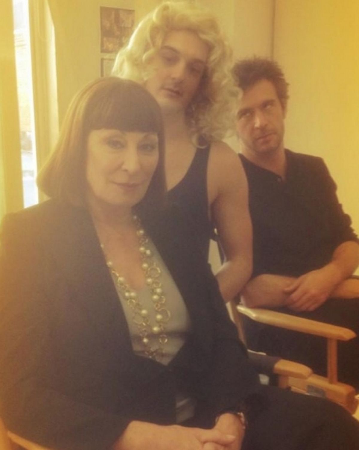 Anjelica Huston, Wesley Taylor, Jack Davenport at 