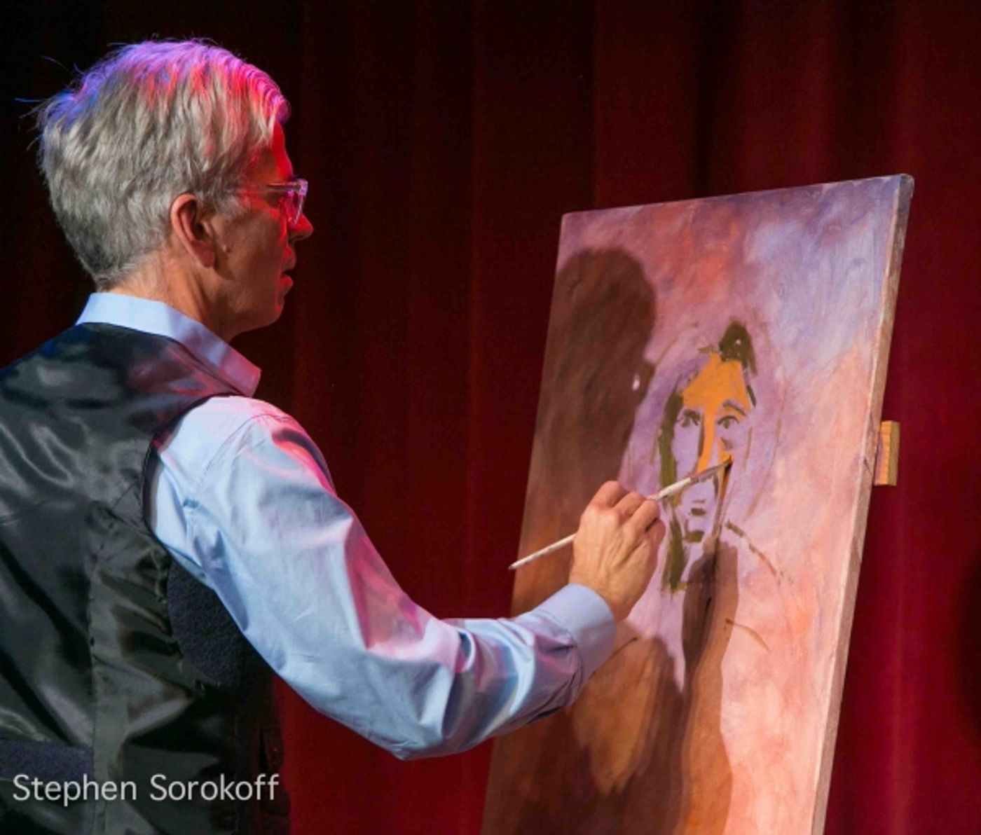 Photo Flash: Steve Bakunas Paints Linda Lavin for 'Portrait of an Artist'  Image