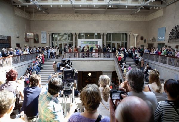 Photo Flash: Jason Danieley, Carmen Cusack and CST's SUNDAY IN THE PARK WITH GEORGE Perform at Art Institute of Chicago!  Image