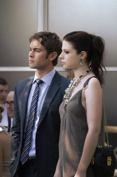 Chace Crawford as Nate Archibald and Michelle Trachtenberg as Georgina Sparks Photo
