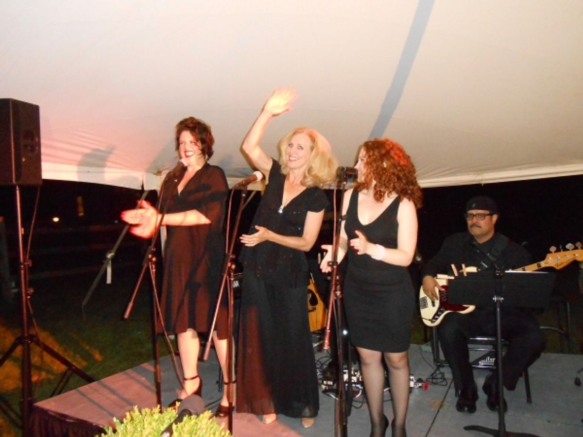 Leanne Borghesi, Marcy McGuigan and Brittney Lee Hamilton at 