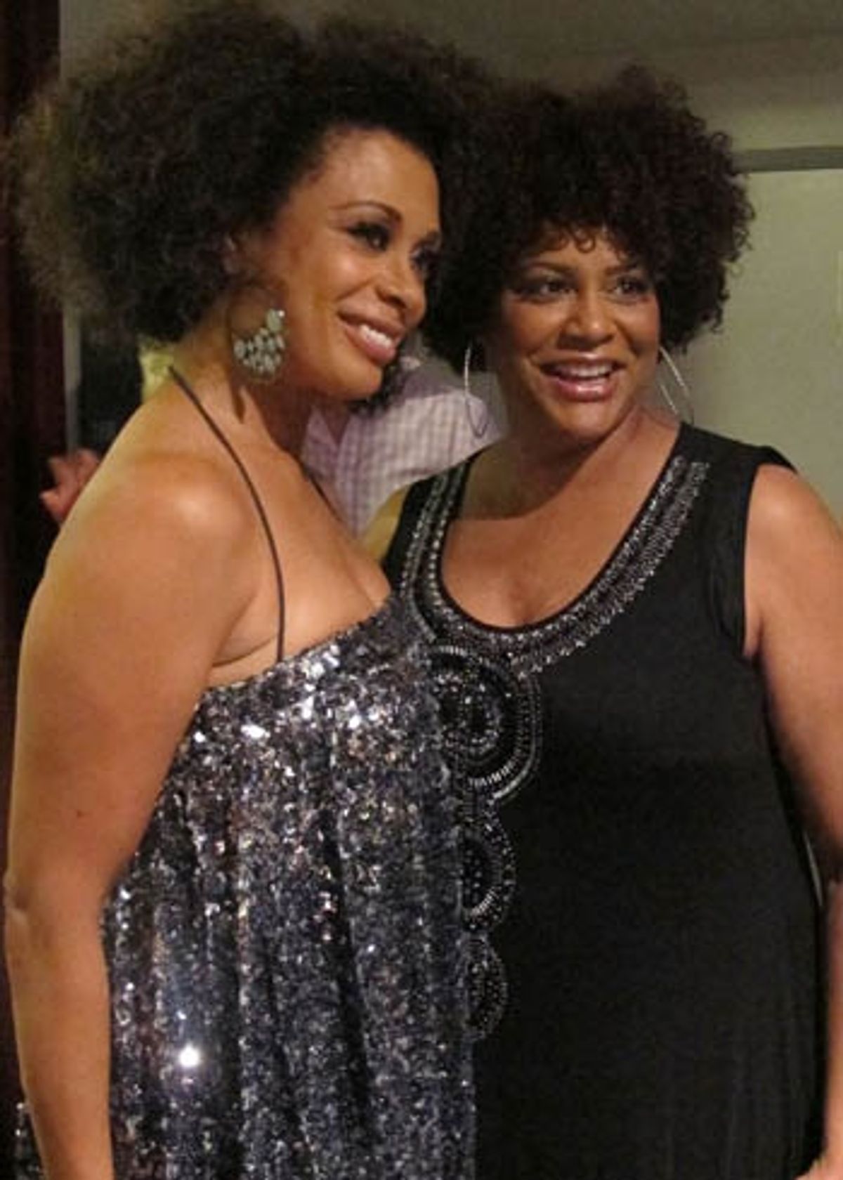 Tony Award-winner Valarie Pettiford with Kim Coles at 