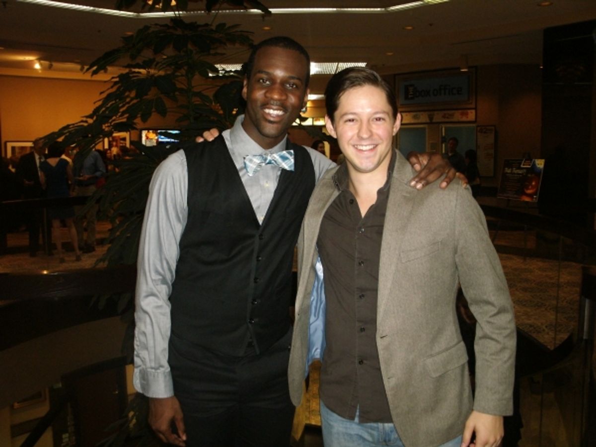 Chris Carter and Michael Recking at 