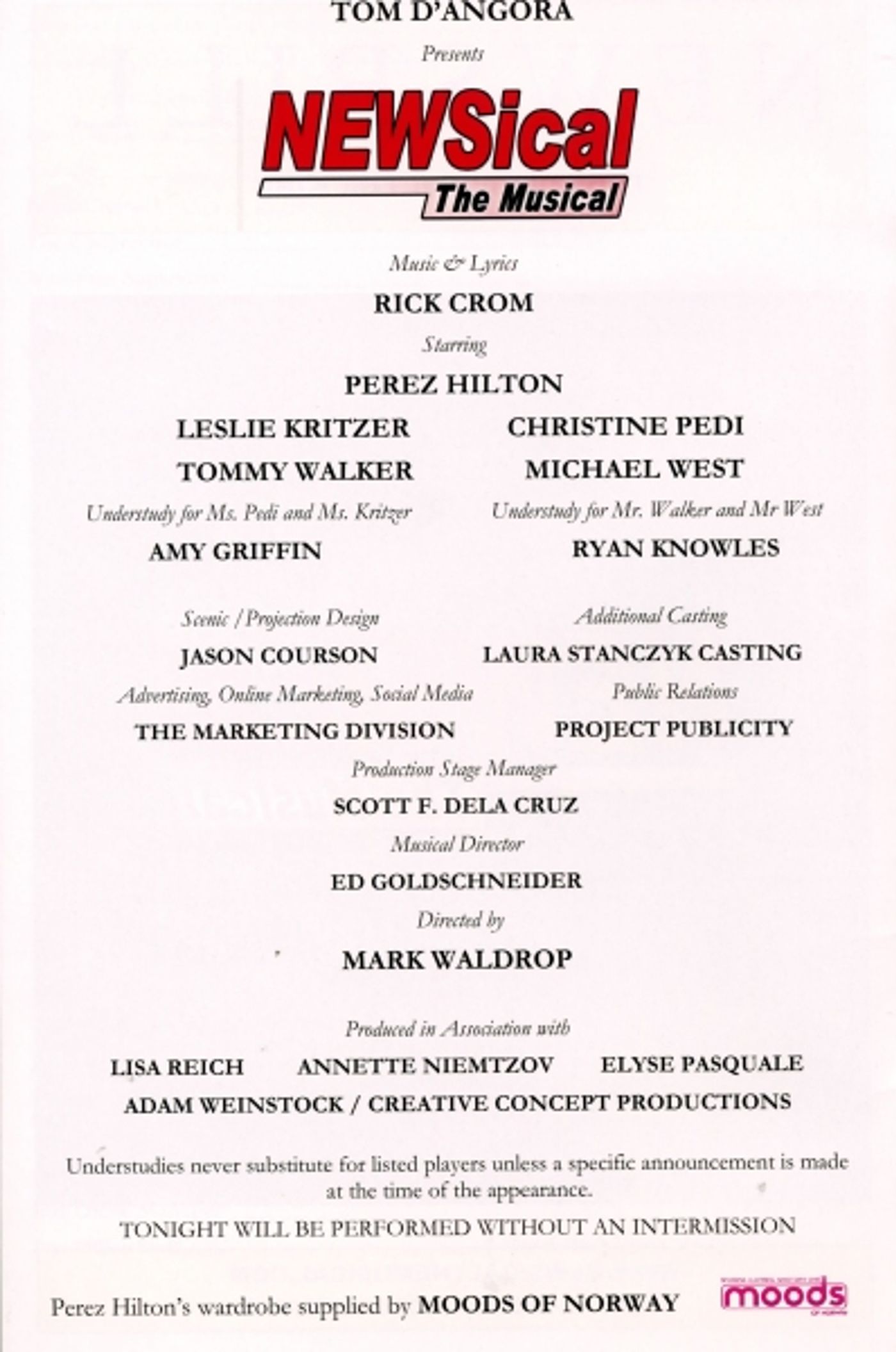 Photo Coverage: Perez Hilton Opens in NEWSical The Musical  Image