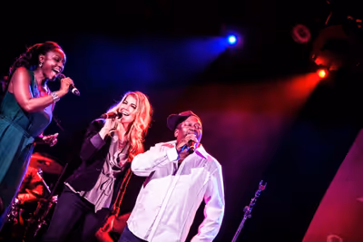 Saycon Sengbloh, Morgan James and Tituss Burgess Photo