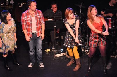 Ann Harada, Travis Morin, Gwen Hollander and Carey Anderson Photo