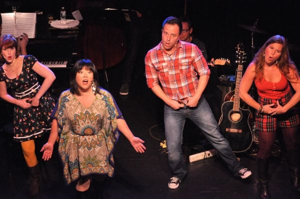 Gwen Hollander, Ann Harada, Travis Morin and Carey Anderson Photo