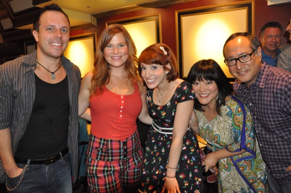 The Cast-Travis Morin, Carey Anderson, Gwen Hollander and Ann Harda are joined by director Alan Muraoka at 