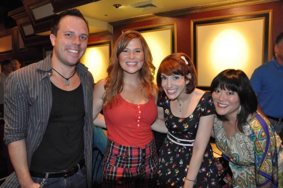 The Cast-Travis Morin, Carey Anderson, Gwen Hollander and Ann Harda at 