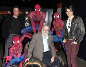 Reeve Carney & Robert Cuccioli from Broadway's 'Spider-Man Turn Off The Dark'  visit  Photo