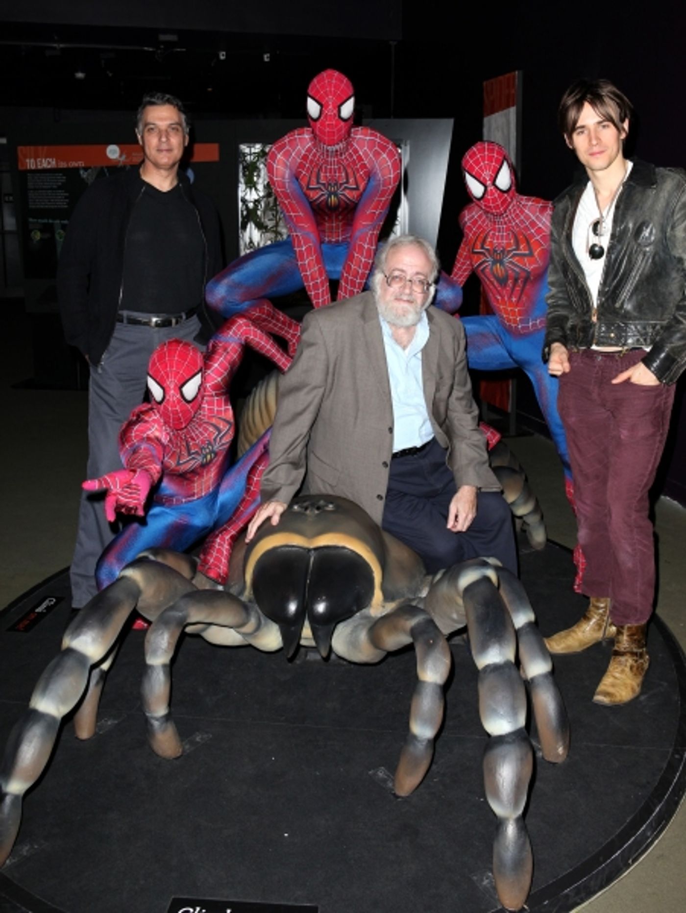Photo Coverage: SPIDER-MAN Cast Visits 'Spiders Alive!' Exhibit Photo Coverage: SPIDER-MAN Cast Visits 'Spiders Alive!' Exhibit Image