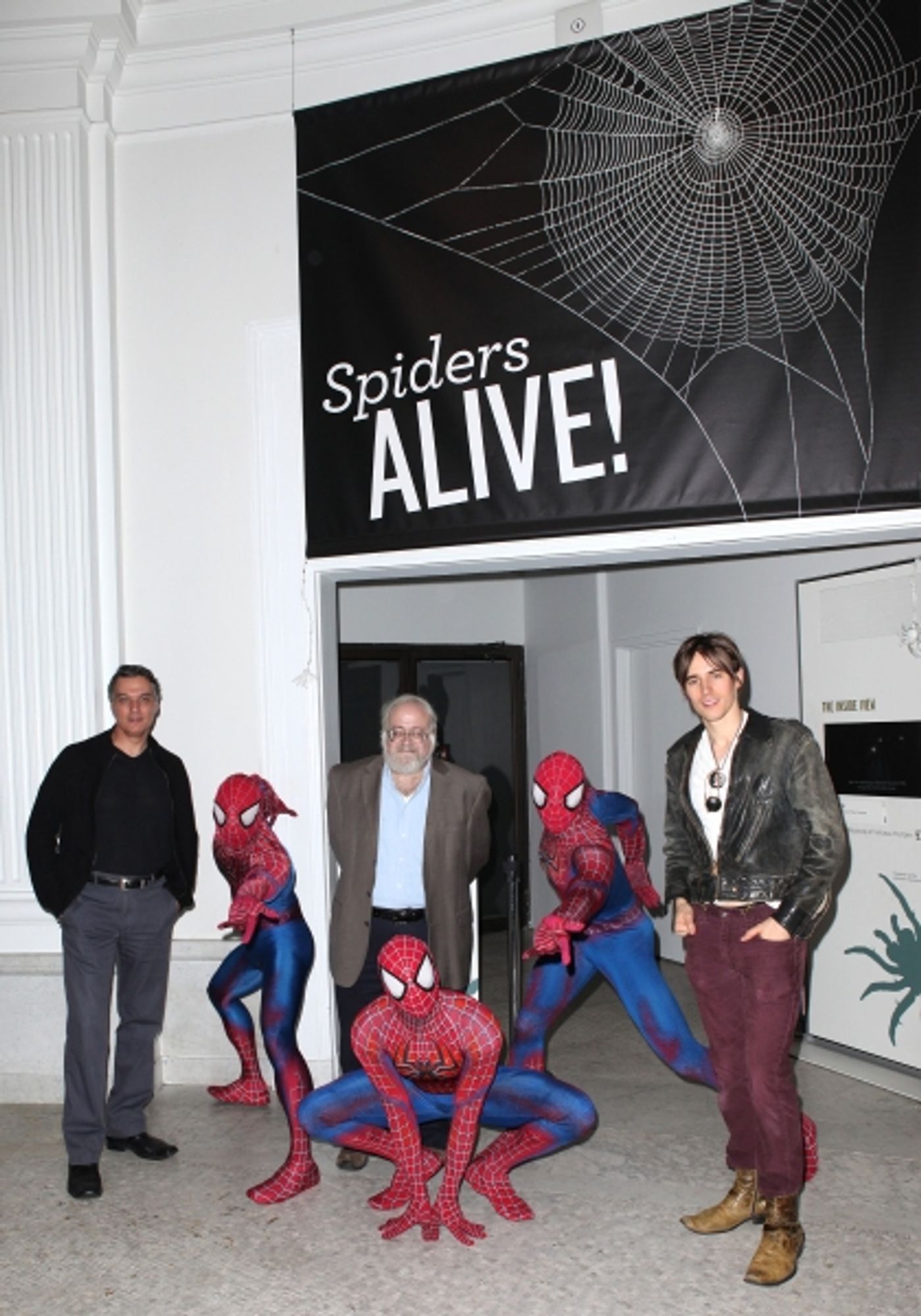 Photo Coverage: SPIDER-MAN Cast Visits 'Spiders Alive!' Exhibit Photo Coverage: SPIDER-MAN Cast Visits 'Spiders Alive!' Exhibit Image