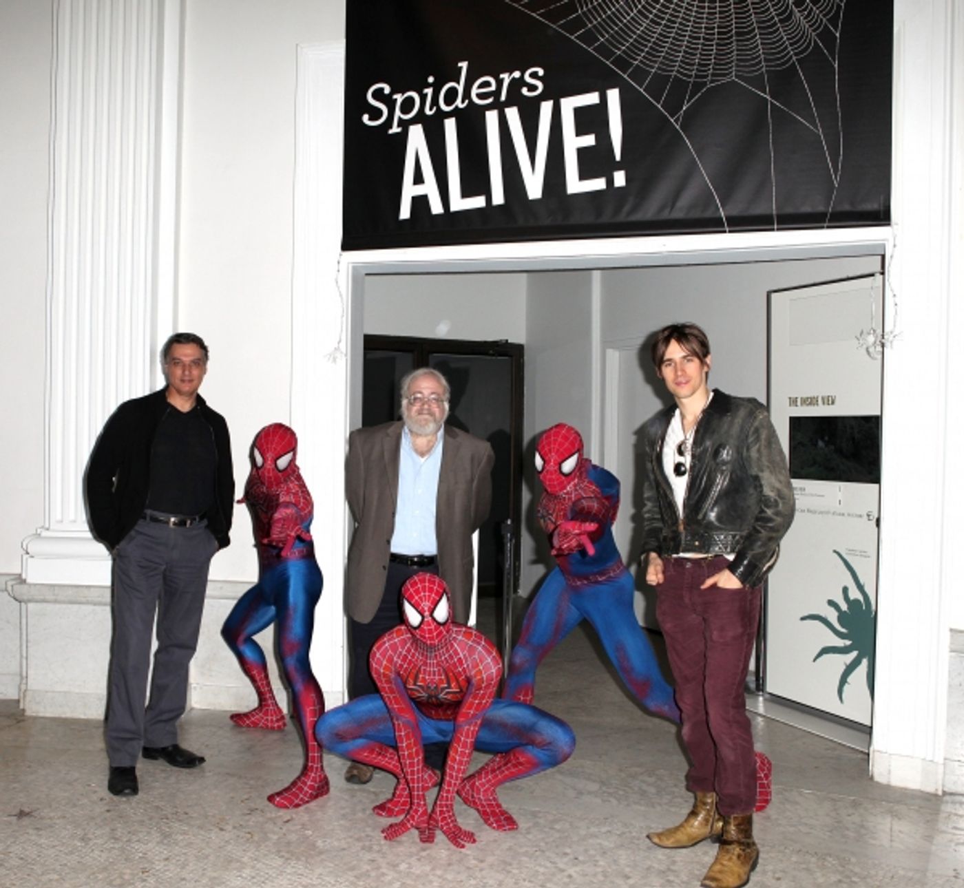 Photo Coverage: SPIDER-MAN Cast Visits 'Spiders Alive!' Exhibit Photo Coverage: SPIDER-MAN Cast Visits 'Spiders Alive!' Exhibit Image