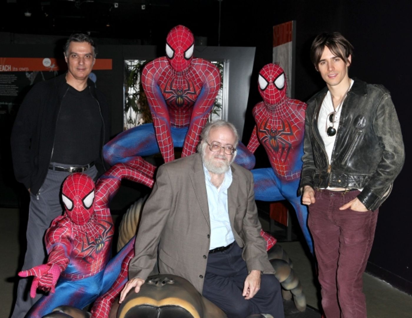 Photo Coverage: SPIDER-MAN Cast Visits 'Spiders Alive!' Exhibit Photo Coverage: SPIDER-MAN Cast Visits 'Spiders Alive!' Exhibit Image