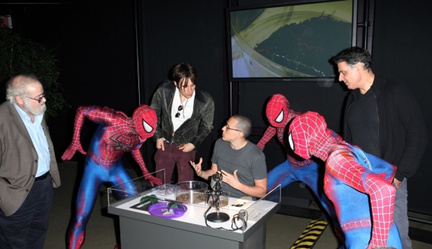 Photo Coverage: SPIDER-MAN Cast Visits 'Spiders Alive!' Exhibit Photo Coverage: SPIDER-MAN Cast Visits 'Spiders Alive!' Exhibit Image