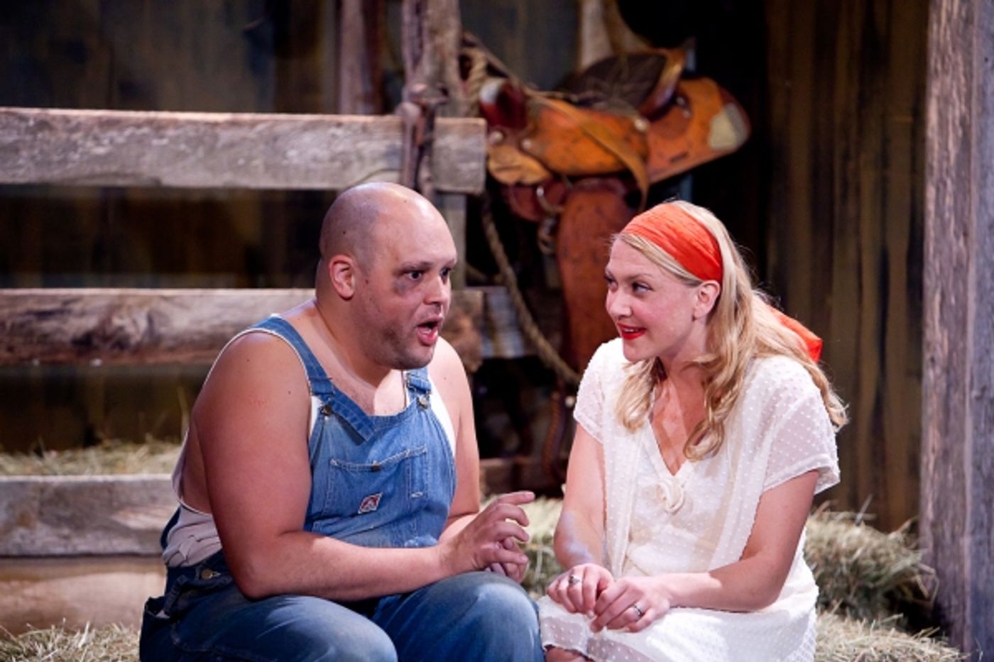 Photo Flash: James Hipp, Alex Echevarria and More in OF MICE AND MEN at Sherman Playhouse  Image