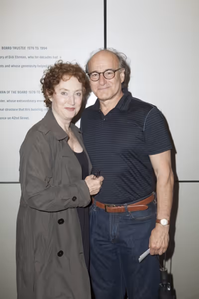 Caitlin O'Connell and Peter Friedman Photo