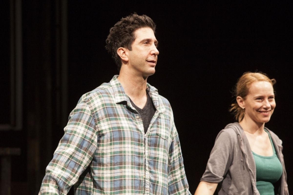 David Schwimmer and Amy Ryan at 