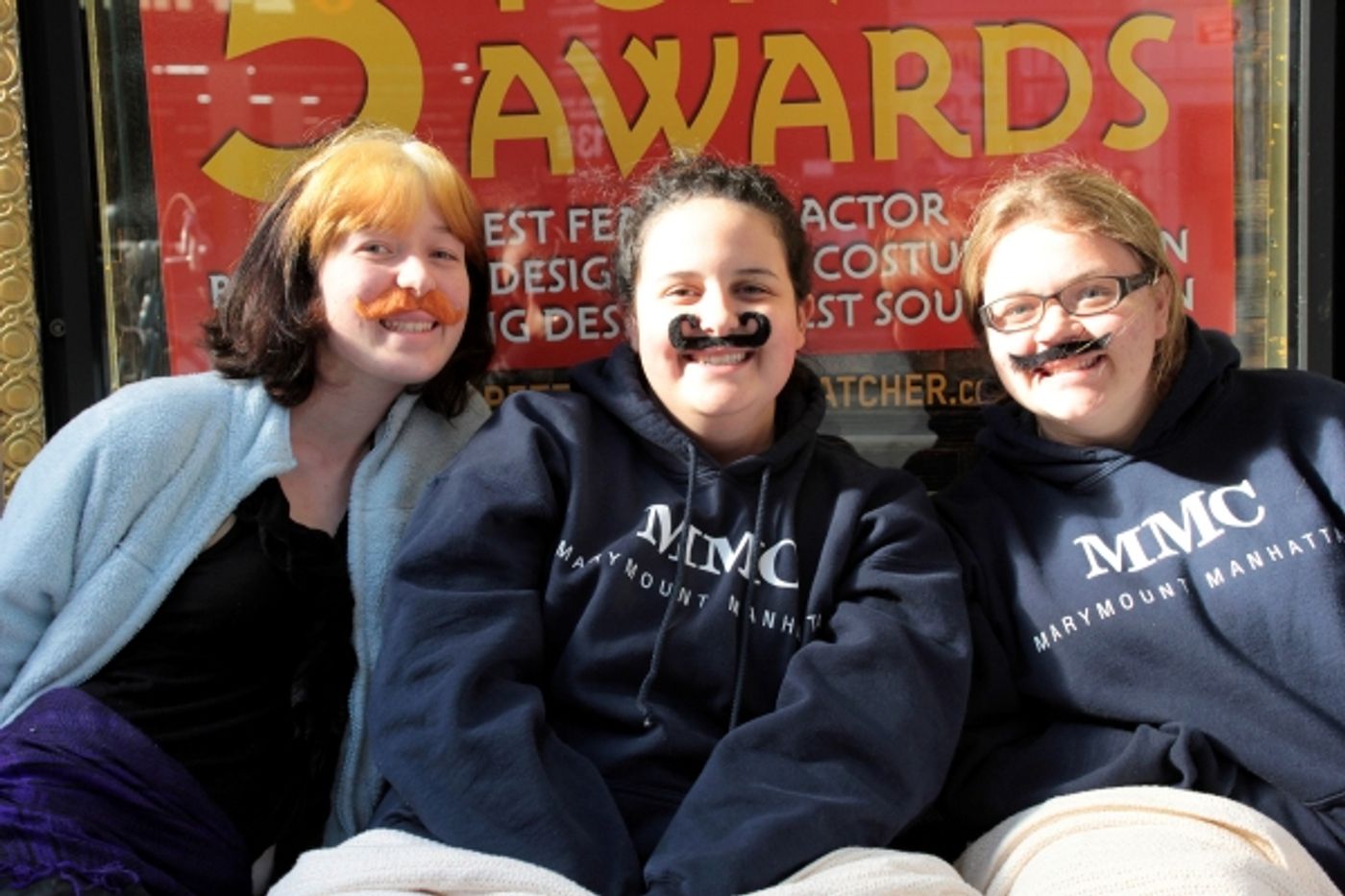 Photo Coverage: Matthew Saldivar, Dave Barry and PETER AND THE STARCATCHER Fans Celebrate Stache Day!  Image